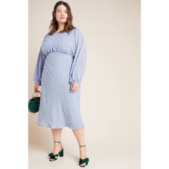 Beautiful trendy textured midi dress! - Picture 4 of 6